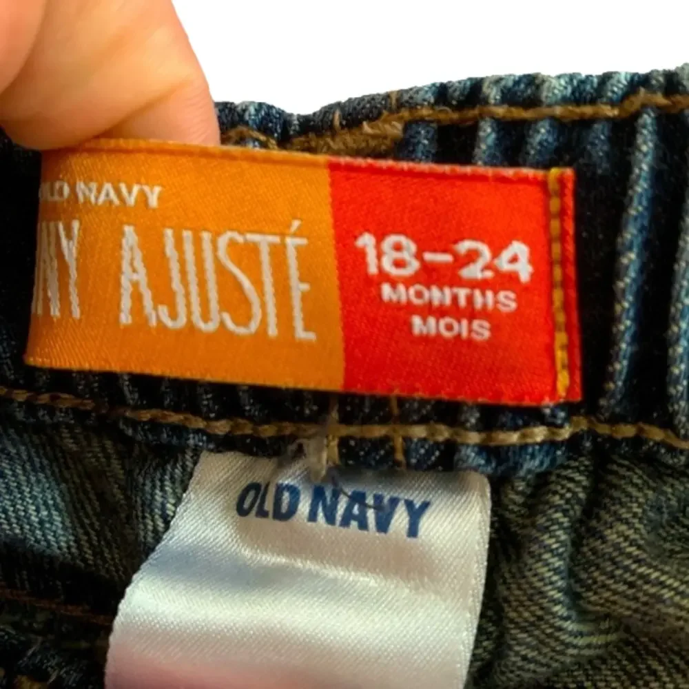 Old Navy Skinny Ajuste Blue Denim Jeans Size 18-24mos